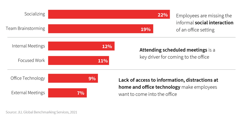 Key employee drivers for return to the office