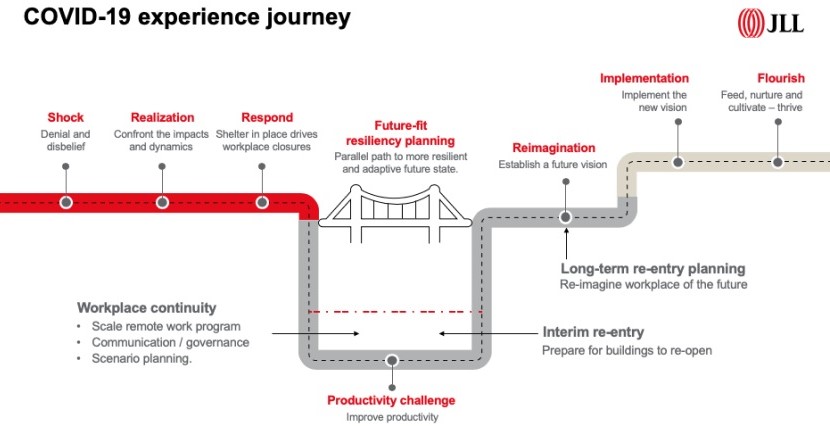 Navigate Covid-19 experience journey in JLL